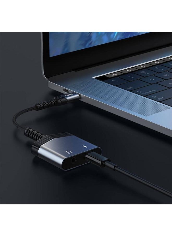 Recci - Recci RDS-A19 Type-C PD 2in1 Charging and Audio Adapter - Image 1