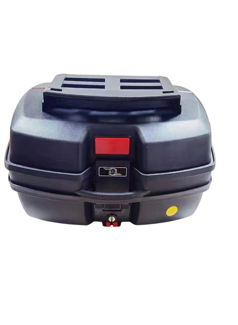 Motorcycle Rear Trunk Box, Large Waterproof Storage Bag with 2 Keys - Image 1