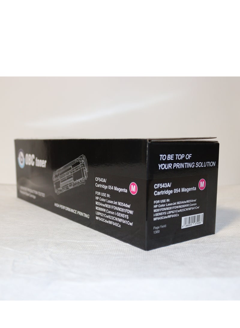 او بي سي خرطوشة حبر OBC متوافقة مع HP 203A و Canon 054 - أرجواني قدره طباعه حتى 1300 صفحة - Image 4