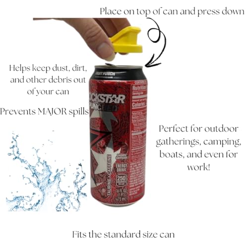Beverage Buddee Can Cover - Can Cover For Standard Size Soda/Beer/Energy Drink Cans - Made In The USA - BPA-PCB Free - Assort Colors - 6 pack (Plain) - Image 4