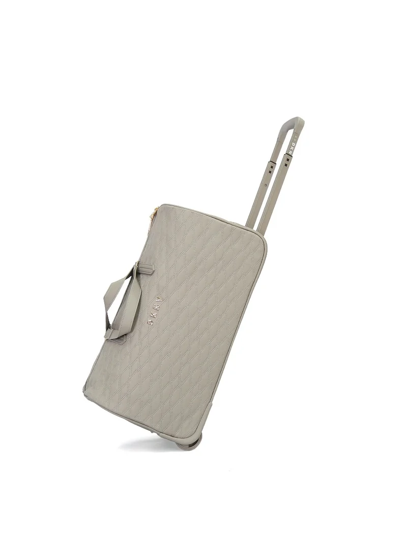 DKNY DKNY Women's Rolling Duffel Bag with Wheels | Spinner Luggage with Telescopic Handle | Stylish Travel Carry-On |