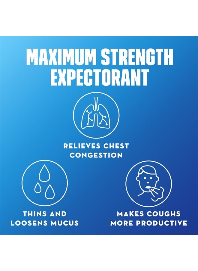 MUCINEX 1200mg Maximum Strength Chest Congestion & Mucus Relief, Guaifenesin Expectorant - 28ct Tablets - Image 3