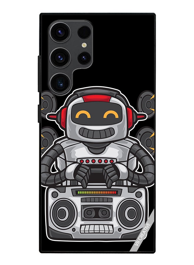 VR CREATIVE Protective Case Cover For Samsung Galaxy S24 Ultra Speaker Monkey Design Multicolour - Image 1