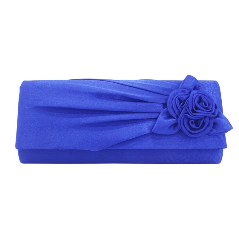 Korean Style Fashion Pleated Rose Evening Gift Bag Elegant Bride Bag Clutch Bag - Image 5