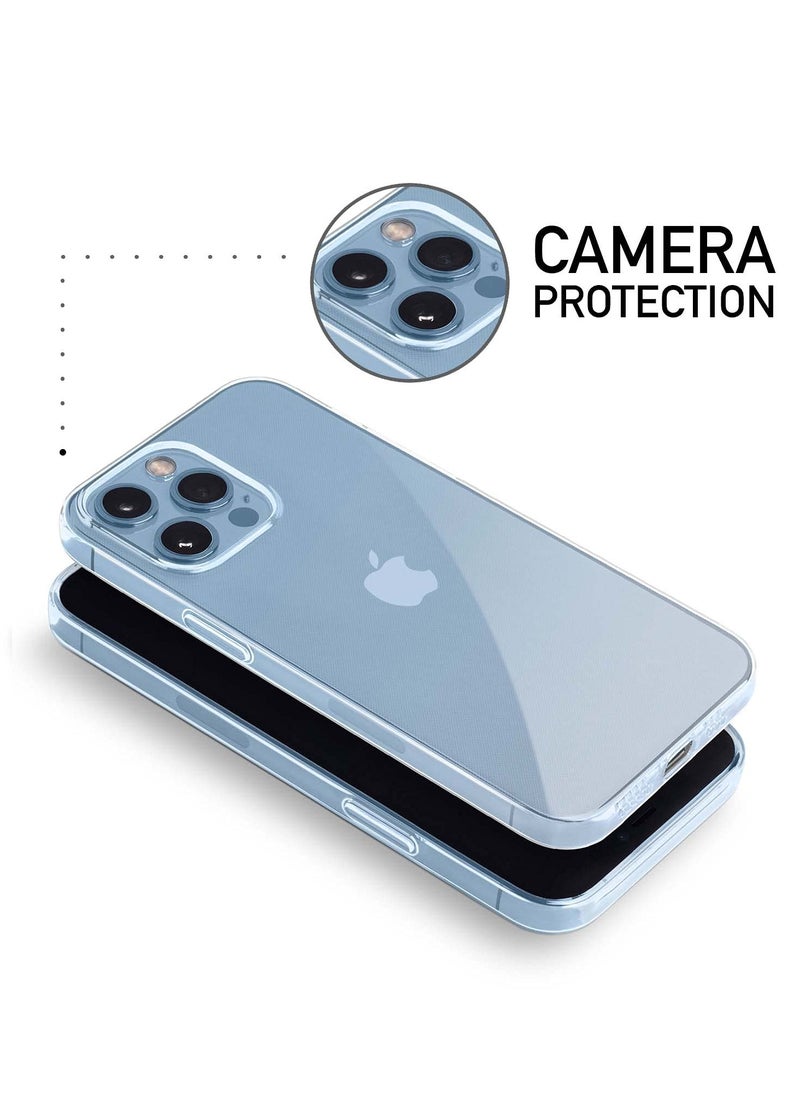 Clear Case Compatible with iPhone 13 Pro Max Case, Crystal-Clear Shockproof Thin