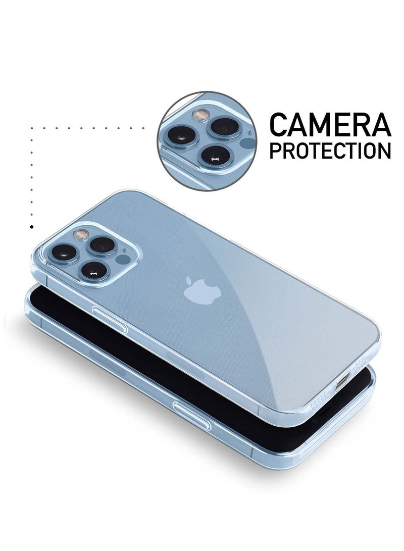 Clear Case Compatible with iPhone 13 Pro Max Case, Crystal-Clear Shockproof Thin