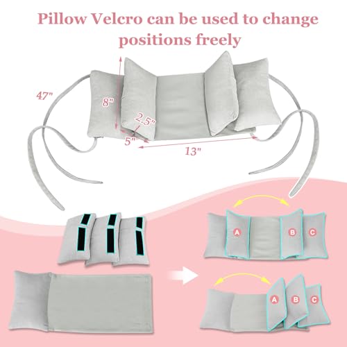 Mistuki Anti Aging Pillow Beauty Anti Wrinkle for Face Sleeping Neck Stabilizer Back Sleep Trainer Post Face Surgery for Women Wrinkle Prevention Pillow Head Support Positioning Neck Upright Training - Image 4