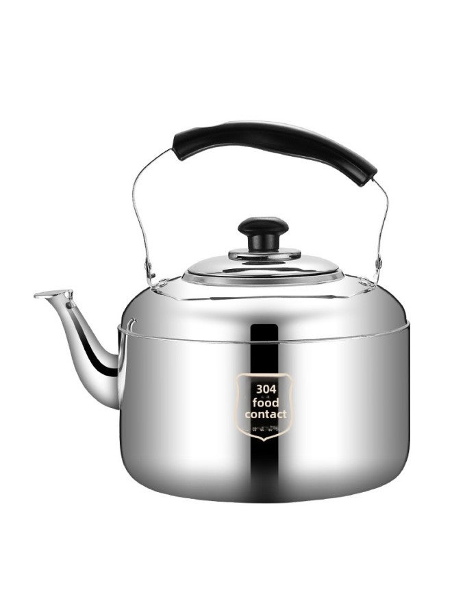 Special Thick 304 Stainless Steel Whistle Large Capacity Kettle Gas Domestic Kettle Gas Stove Induction Cooker Universal-Color:3 Liters  Half A Small Thermos Capacity-Capacity:Thickened 304  Give Scouring Pad Detergent  - Image 1