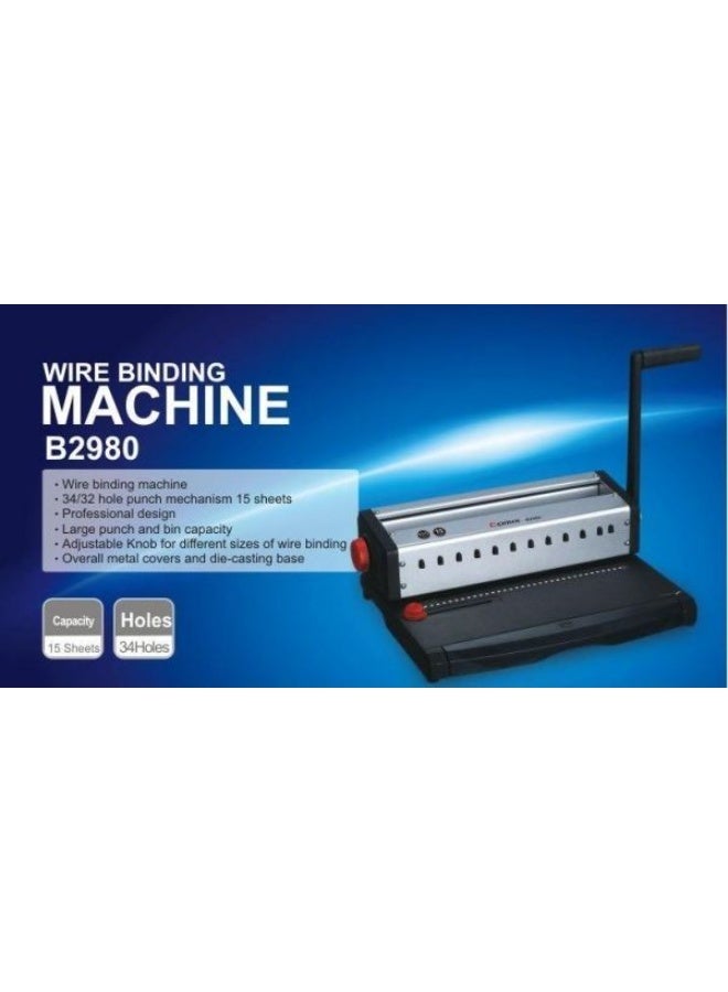 كوميكس كومكس - ماكينة تخريم وتجليد الحلزون حديد 34 خرم - Image 2