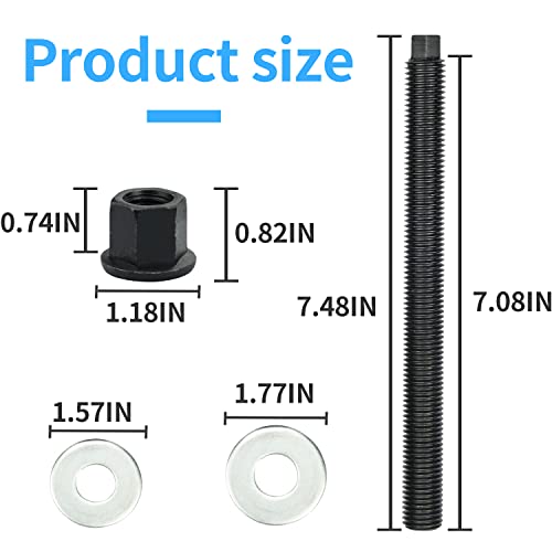 Bentolin Crank Pulley Installer for LS LT Harmonic Balancer Puller Compatible with GM 1997-Up LS1 LS V8 Engines Crankshaft Installation - Image 4