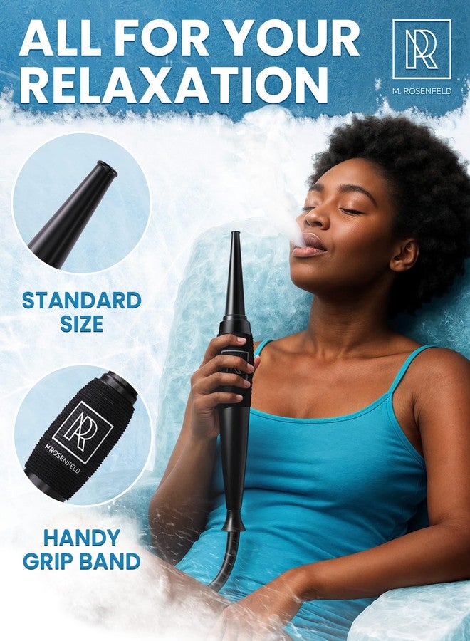 M. ROSENFELD Premium Ice Pipe Hookah - ICE Bazooka inc 2 Reinforced Cooling Packs & Soft Grip - Improved Hose Hookah Mouth Tips - Hookah Mouthpiece Accessory Set Cooling pad - Ice Hookah Hoses - Image 5