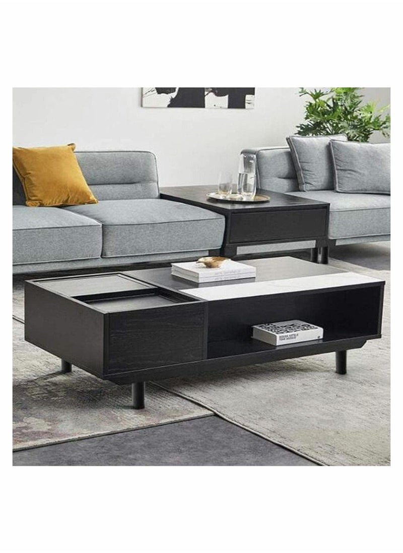 Y&D - 4-Pack Aluminum Alloy Furniture Cabinet Adjustable Feet Metal Round Sofa Bed Foot Legs Support with Screws, 3-Inch Height 1.5-Inch Diameter, Black - Image 1
