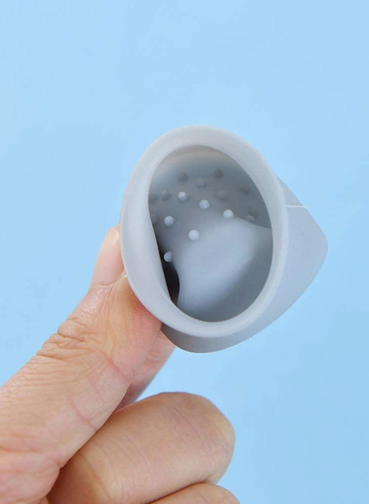 غطاء حماية من السيليكون للأثاث، 4 قطع أغطية أرجل الكراسي من السيليكون، واقي الأرضيات المستدير لأرجل الطاولات والأثاث - Image 4