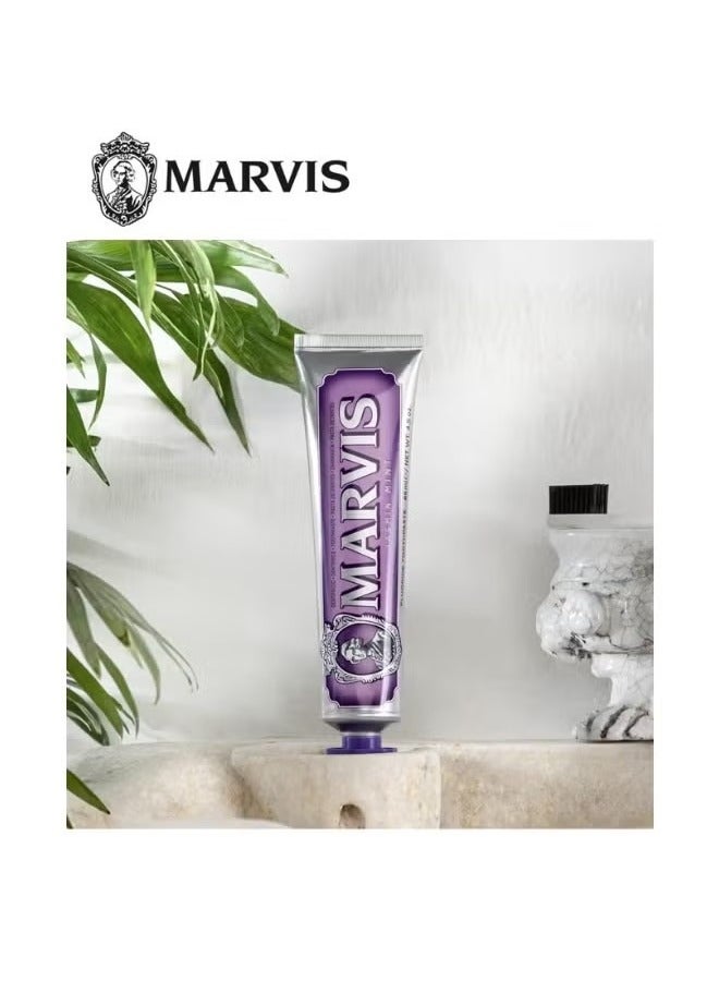 Marvis 2 Pcs Jasmin Mint Toothpaste 85ml – Luxurious Italian Toothpaste with Floral Mint Fusion - Image 3