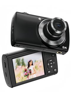 Milatech 5K Digital Camera with Dual - Cameras, 64MP, 5X Optical Zoom, 32G TF Card, Touch Screen  - Image 2