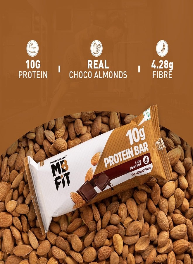 مسل بلايز ألواح بروتين MuscleBlaze 10 غرام (شوكولاتة باللوز، عبوة من 6 قطع) | مزيج بروتين، وجبات خفيفة صحية، للطاقة واللياقة البدنية - Image 3