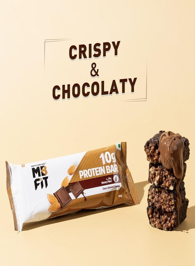 مسل بلايز ألواح بروتين MuscleBlaze 10 غرام (شوكولاتة باللوز، عبوة من 6 قطع) | مزيج بروتين، وجبات خفيفة صحية، للطاقة واللياقة البدنية - Image 4