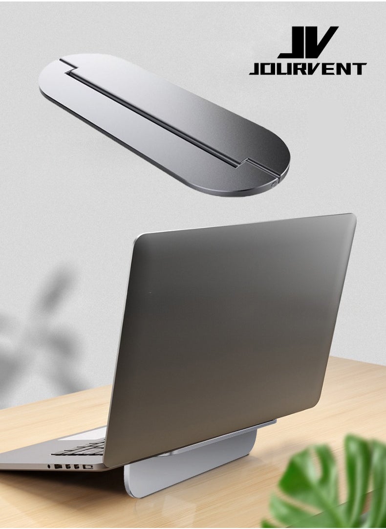 Jourvent Desk Laptop Stand, Foldable Laptop Stand, Universal Lightweight, Comfortable And Compact Laptop Holder.  - Image 1