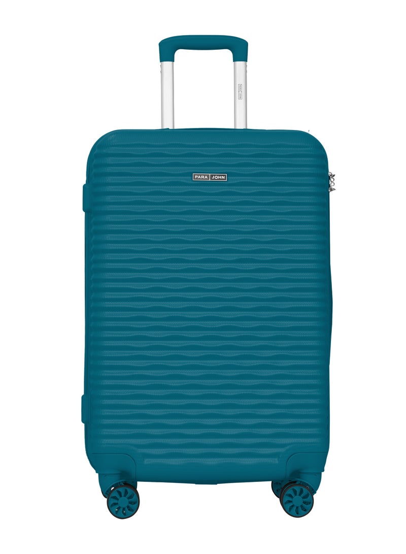PARAJOHN Sandtrail Series Set of 3 Luggage | Lightweight Small 10KG, Medium 20KG & Large 30KG ABS 4 Wheels Trolley Hardsided Travel Suitcase - Blue - Image 2