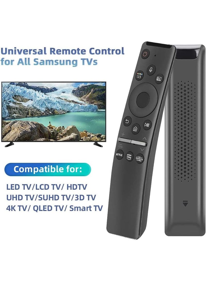 Universal Voice Remote Control for Samsung TV Remote All Samsung LED QLED UHD SUHD HDR LCD HDTV 4K 3D Curved Smart TVs, with Shortcut Buttons for Netflix, Prime Video - Image 2