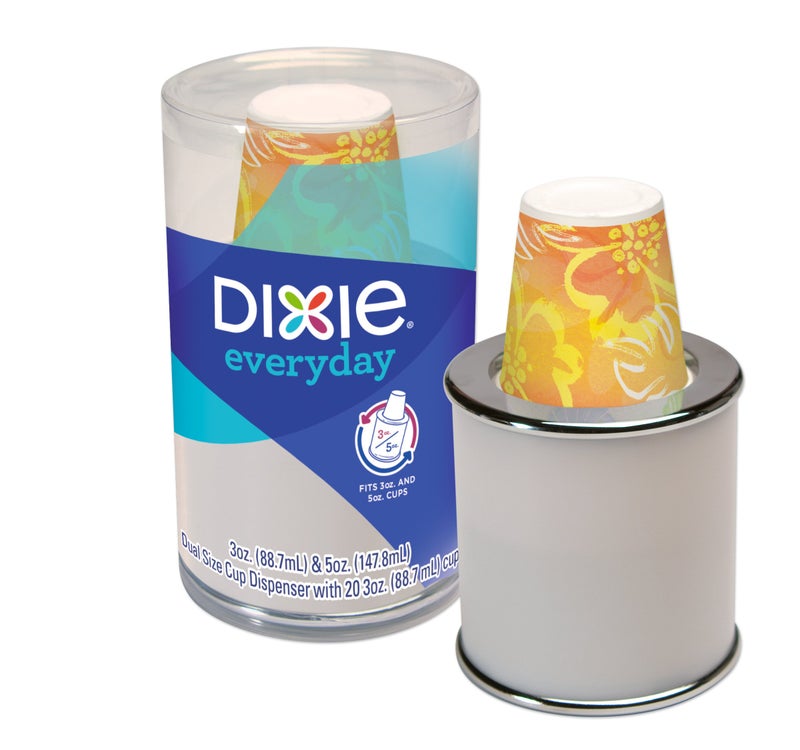 Dixie Disposable Paper Cup Dispenser For 3 Ounce or 5 Ounce Bath Cups