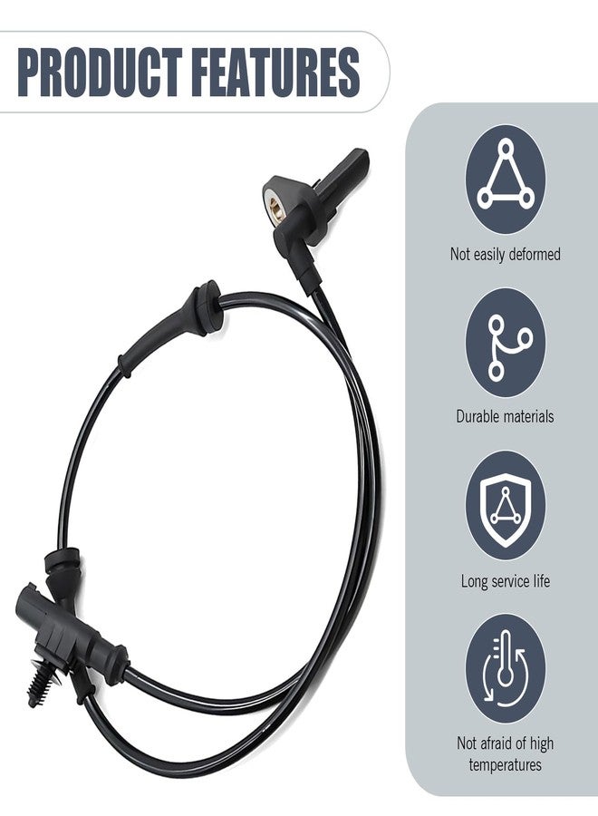 CyperFair Rear Left/Right ABS Wheel Speed Sensor - Direct Replacement for Anti-Lock Brake System, Compatible with Heyue Models, Replacement OEM Part #3630050U2010 (Black) - Image 3