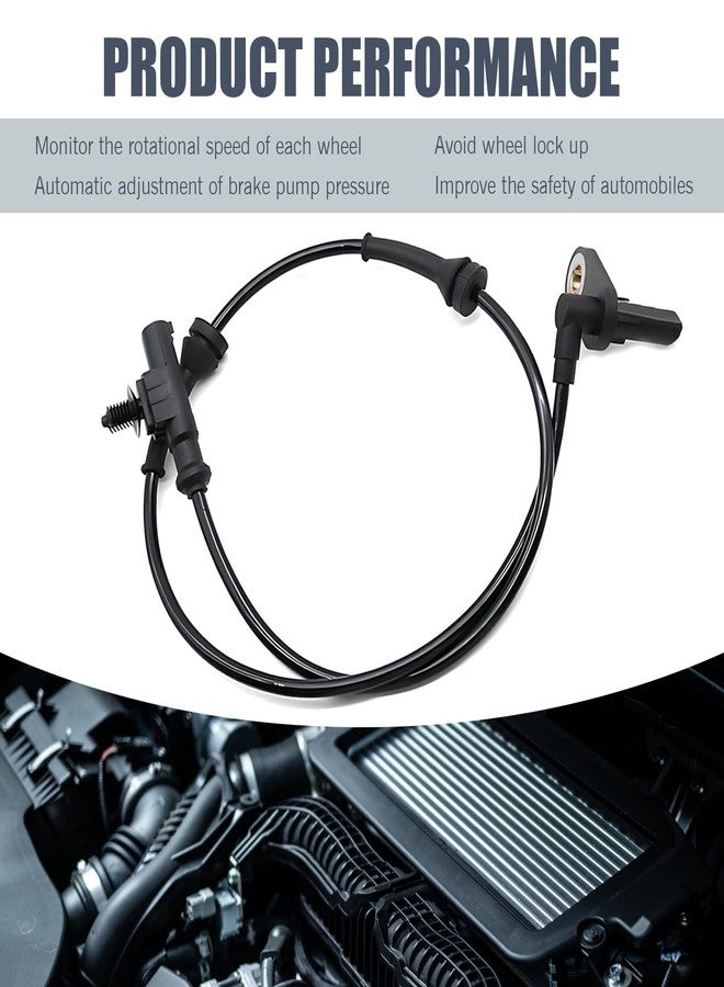 CyperFair Rear Left/Right ABS Wheel Speed Sensor - Direct Replacement for Anti-Lock Brake System, Compatible with Heyue Models, Replacement OEM Part #3630050U2010 (Black) - Image 4