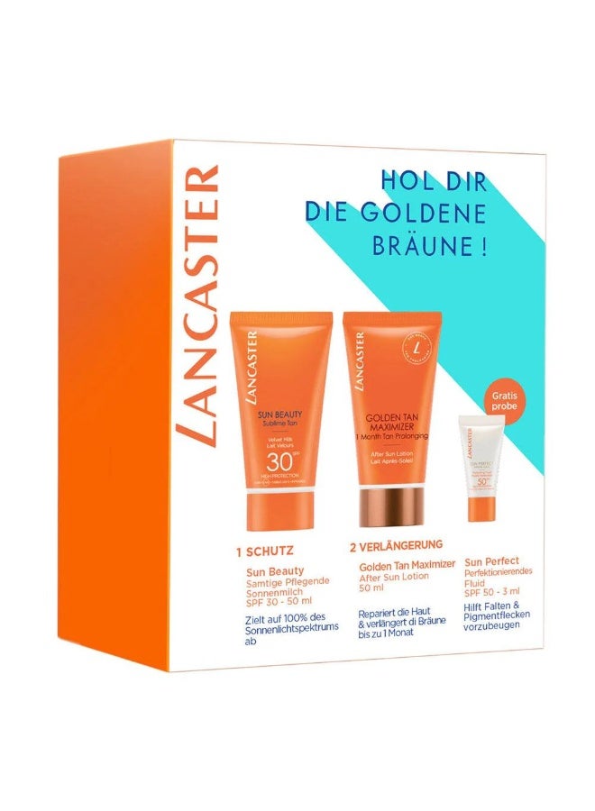 Lancaster That Summer Feeling Set (Sun Beauty SPF30 50ml +After Sun Lotion 50ml +Sun Perfect SPF50 3ml) - Image 2