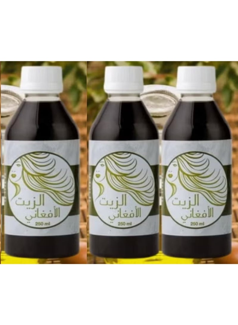 Oil 3 Pieces Afghani Hair Oil 250ml - Image 1
