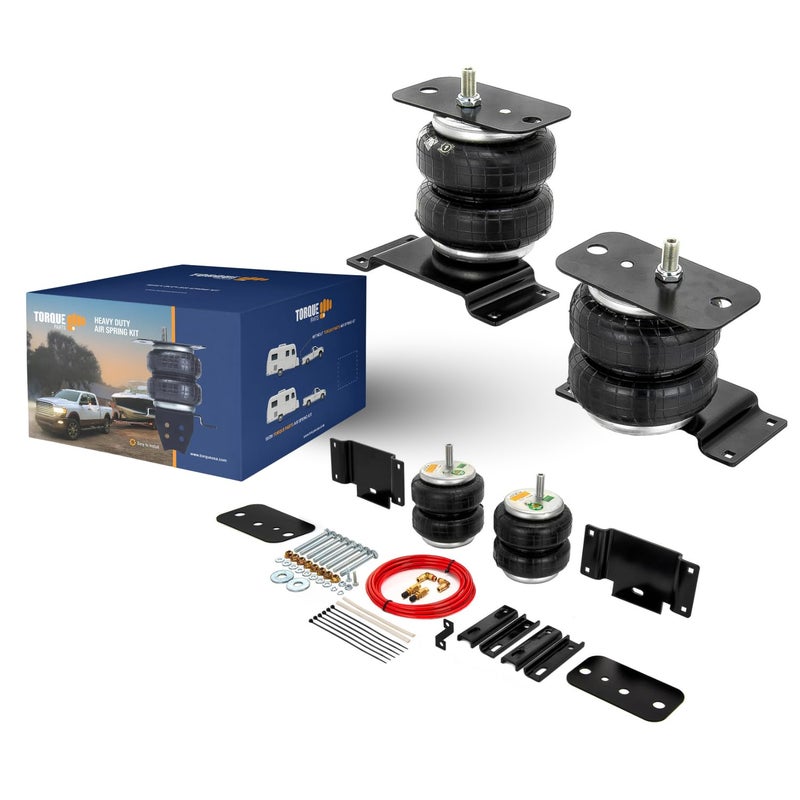 TORQUE Airbag Air Bag Suspension Kit compatible with 20072021 Toyota Tundra 2WD 4WD Rear Helper Bag Spring Towing 5000 lbs Replaces Firestone Ride Rite 2445 TR2445