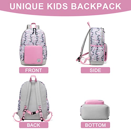 VASCHY Backpack for Little Girls, Cute Lightweight Water Resistant Preschool Backpack for Kindergarten Bookbag Cats - Image 5