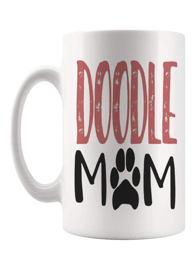 Fonhark - Doodle Mom Coffee Mug - Golden Doodle Lover - For Christmas Cute Coffee Mug - Dog Mom, 11 Oz Novelty Coffee Mug/Cup, White - Image 1