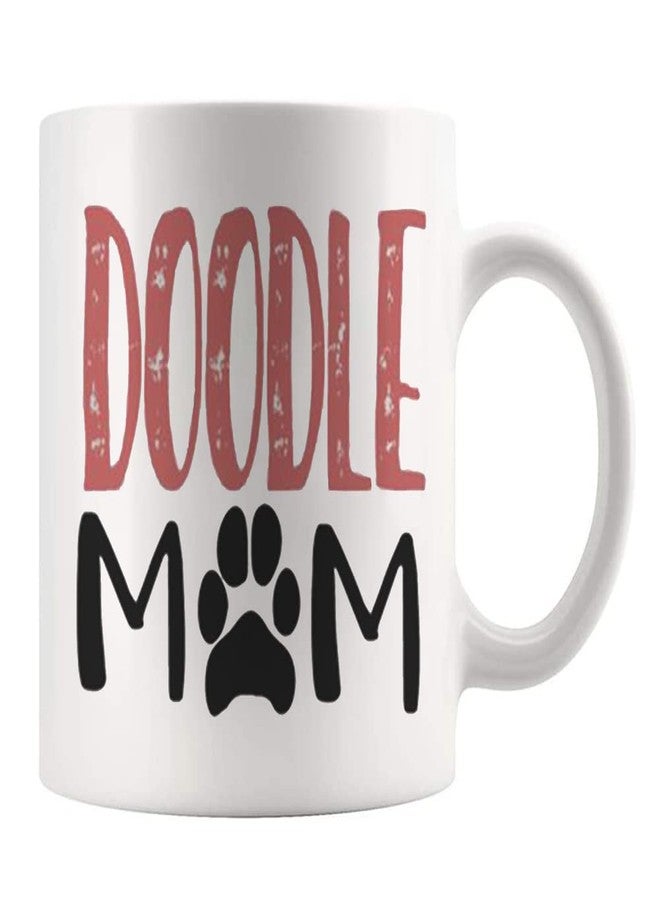 Fonhark - Doodle Mom Coffee Mug - Golden Doodle Lover - For Christmas Cute Coffee Mug - Dog Mom, 11 Oz Novelty Coffee Mug/Cup, White - Image 2