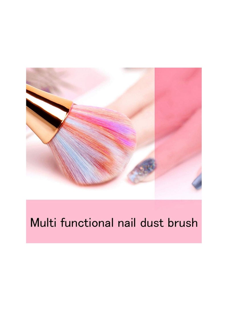 1pcs Large Mineral Powder Brush, Soft Fluffy Blush Brush, Bronzer Kabuki Makeup Brush, Nail Brush, Professional Loose Setting Powder Brush for Daily Makeup - Image 4
