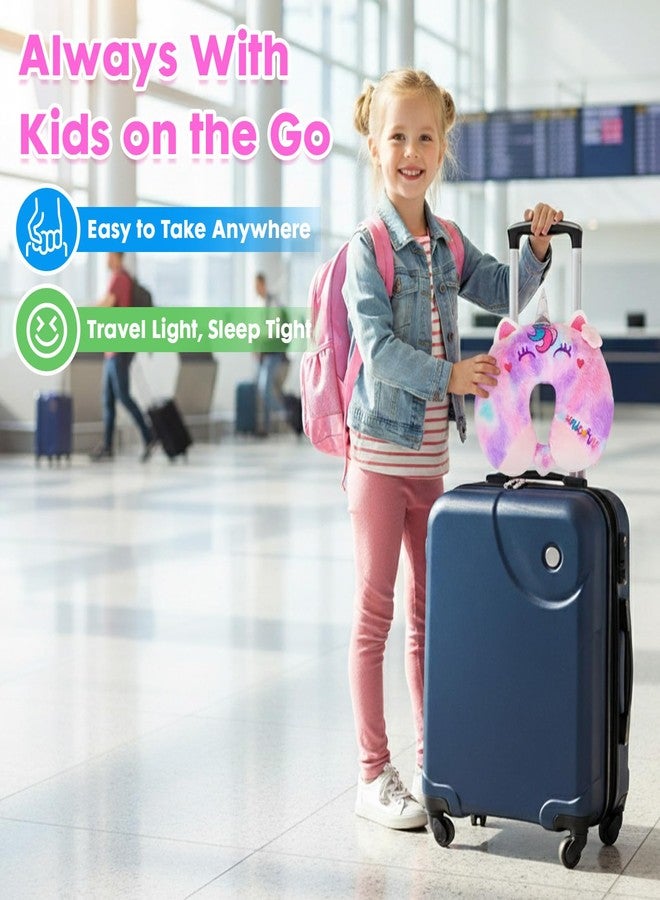 YOYTOO Travel Neck Pillow for Kids Adult Cute Soft Plush Memory Foam Airplane Neck Pillow for Traveling Animal Flight Pillow Head Rest Neck Support for Cars Long Flights - Image 5