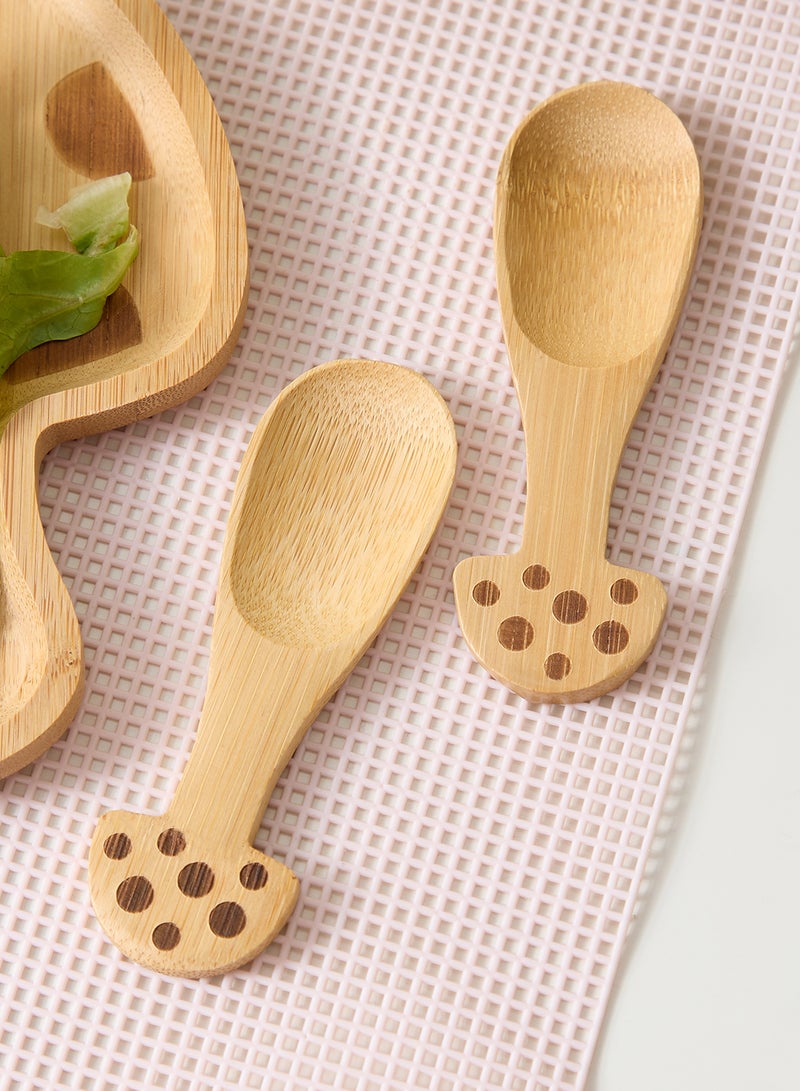 Sass & Belle Mushroom Bamboo Spoons - Set of 3 - Image 1