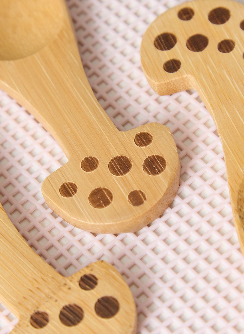Sass & Belle Mushroom Bamboo Spoons - Set of 3 - Image 3