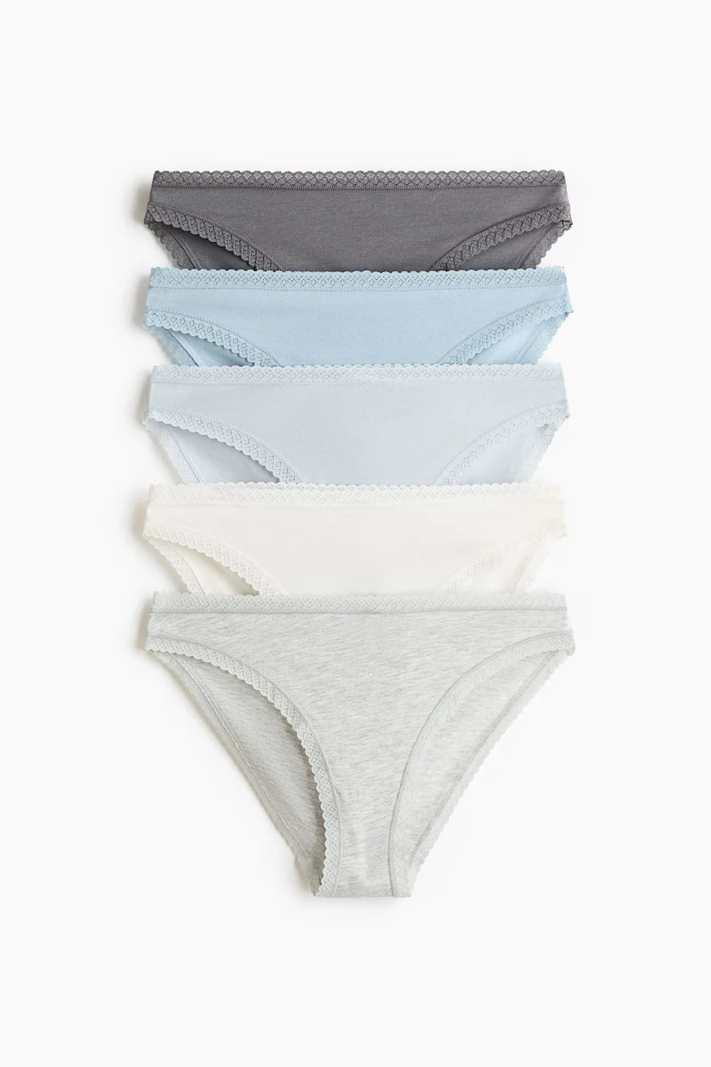 H&M 5-pack cotton bikini briefs