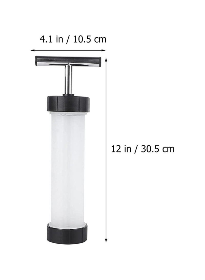 Spaceshoop Hand Operated Salami Maker Sausage Filling Machine Household Sausage Filler Homemade Sausage Filling Machine Easily Make Various Sausages at Home - Image 2