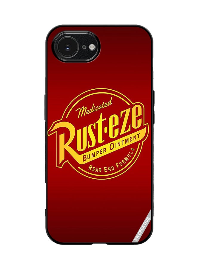 Protective Case Cover For Apple iPhone 16e Rust Eze Rear End Formula Design Multicolour