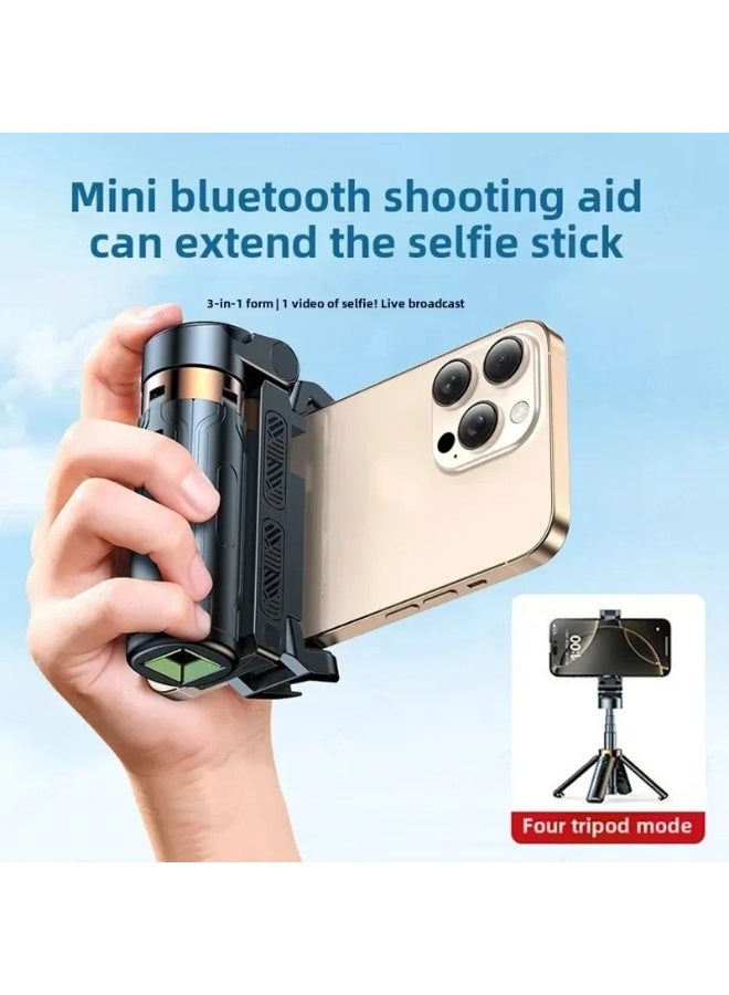 Mini Tripod Selfie Stick with Wireless Remote Control, Portable Phone Tripod Mount Compatible with iPhone 15 Pro Max/15/14 Pro/14/13, Samsung S22/ S23 Ultra/Android Smartphone (jc-25) - Image 3