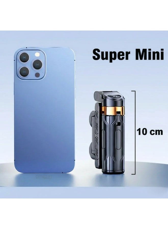 Mini Tripod Selfie Stick with Wireless Remote Control, Portable Phone Tripod Mount Compatible with iPhone 15 Pro Max/15/14 Pro/14/13, Samsung S22/ S23 Ultra/Android Smartphone (jc-25) - Image 2