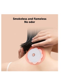 SYOSI 20Pcs Heating Moxa Stickers, Moxibution Patches for Neck, Shoulder, Back, Waist, Hand, Feet, Joint Pain Reduce, Enhance Circulation, Used with Moxibustion Device  - Image 2