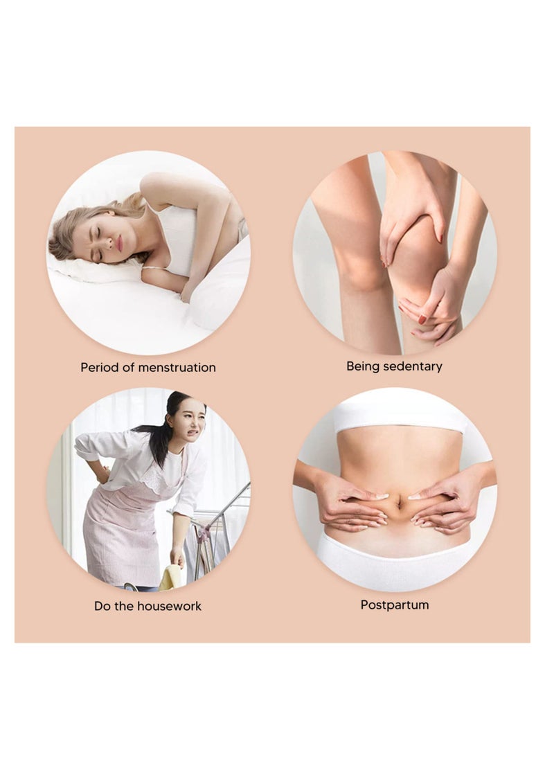 SYOSI - 20Pcs Heating Moxa Stickers, Moxibution Patches for Neck, Shoulder, Back, Waist, Hand, Feet, Joint Pain Reduce, Enhance Circulation, Used with Moxibustion Device - Image 1