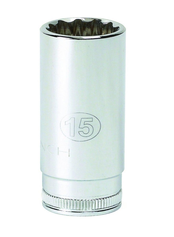 GEARWRENCH 1/4" Drive Deep Metric Socket 8mm, 12 Point - 80235 - Image 2