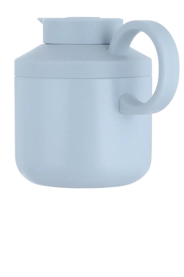 Alsaif Gallery Hala Timeless Thermos, 0.6L, Stainless Steel Inner Carrier, Stainless Steel Outer Body, Pressure Cooker - Light Grey - Image 2