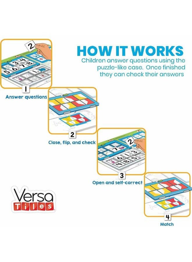 hand2mind 90810 Learn To Read With BOB Books And VersaTiles Advancing Beginner Set, Early Reader Books For Kids Ages 4-6, 12 BOB Books, Workbook And Answer Case, Homeschool Kindergarten Supplies - Image 3