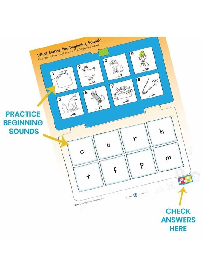hand2mind 90810 Learn To Read With BOB Books And VersaTiles Advancing Beginner Set, Early Reader Books For Kids Ages 4-6, 12 BOB Books, Workbook And Answer Case, Homeschool Kindergarten Supplies - Image 4