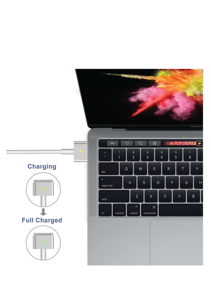 ماركة غير محددة Compatible With Macbook Pro Charger 85W MS 2 Power Adapter For Mac Pro Retina 13 15 17 Inch- (2012Late UK Plug) Works With 45W60W85W  - Image 5