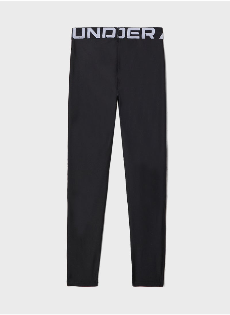UNDER ARMOUR Youth Heatgear Leggings  - Image 2